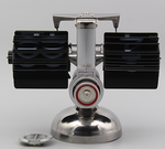 Black Retro Flip Clock-Internal Gear Operated Flip Home Clock