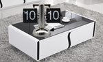 Black Retro Flip Clock-Internal Gear Operated Flip Home Clock