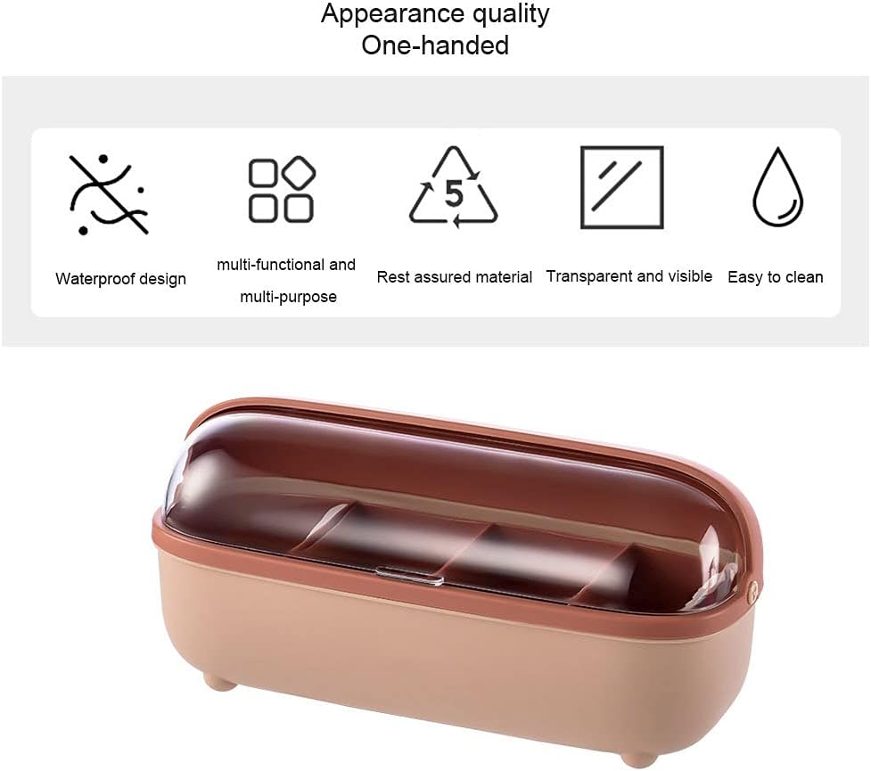 Kitchen Condiment Seasoning Box With 4 Compartments Cruet Storage Container Home Kitchen Tool Multi Purpose