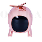 Overa Alarm Clock Radio, Fast Wireless Phone Charger with Bluetooth, Wall Clock Fan Alarm Speaker Sound USB Port, Dual Alarm, Sleep Timer, Snooze, Dimmer (White)