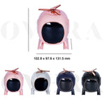 Overa Alarm Clock Radio, Fast Wireless Phone Charger with Bluetooth, Wall Clock Fan Alarm Speaker Sound USB Port, Dual Alarm, Sleep Timer, Snooze, Dimmer (White)