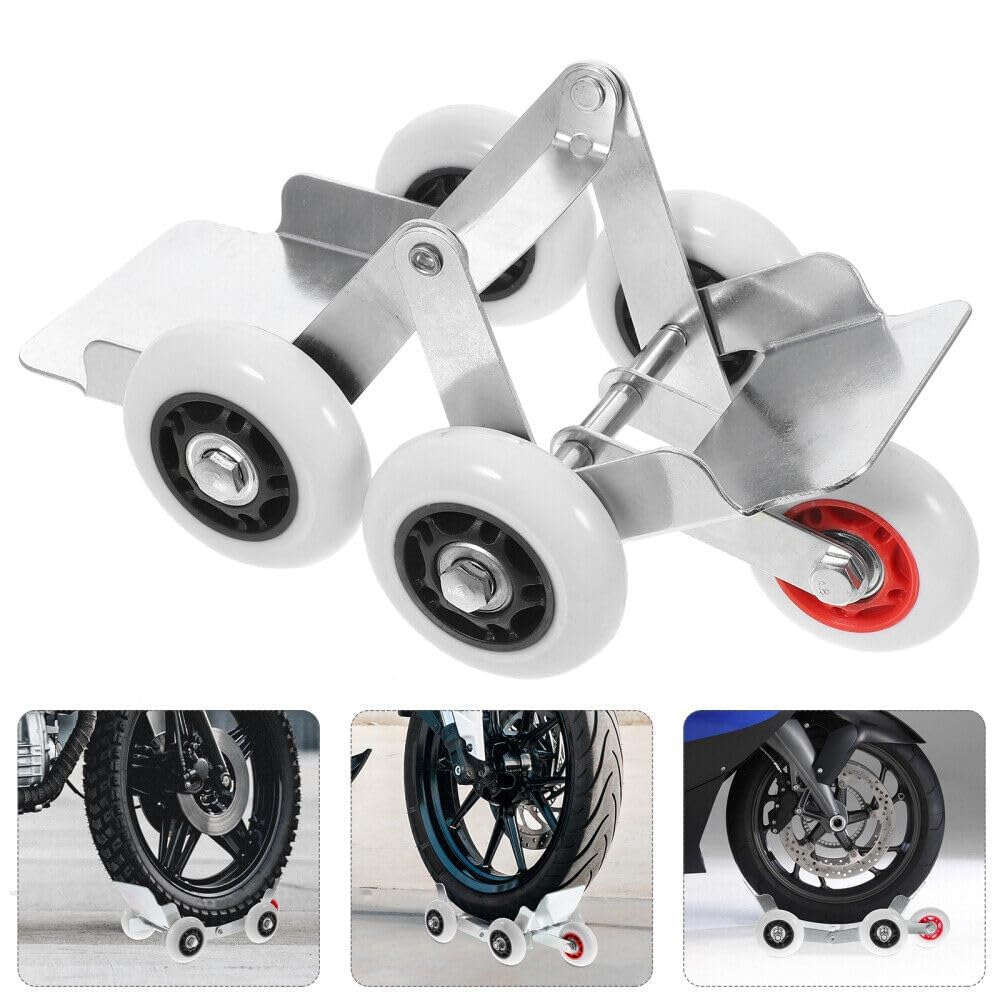 Car Jack Tire Skates, Flexible Emergency Tire Roller, Powerful Boost for Motorcycles, Flat Tire Booster Move Tool with 5 Wheels, Tire Wheel Dolly, Flat Tire Booster.