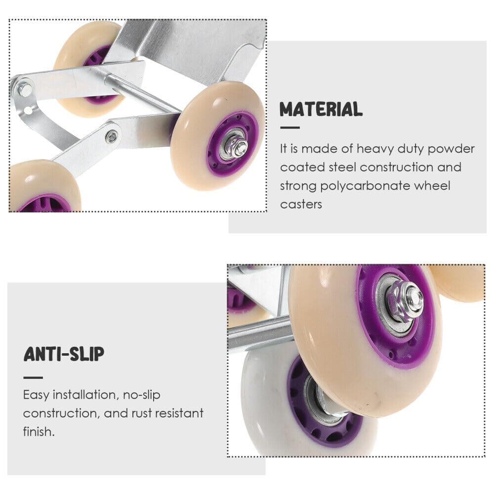 Car Jack Tire Skates, Flexible Emergency Tire Roller, Powerful Boost for Motorcycles, Flat Tire Booster Move Tool with 5 Wheels, Tire Wheel Dolly, Flat Tire Booster.