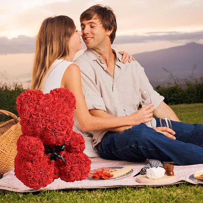 Rose Bears Valentine's Day Foam Bear Gifts For Girlfriend Great Gifts For Birthdays, Weddings, Mother's Day And Anniversaries Creative Rose Teddy Bears