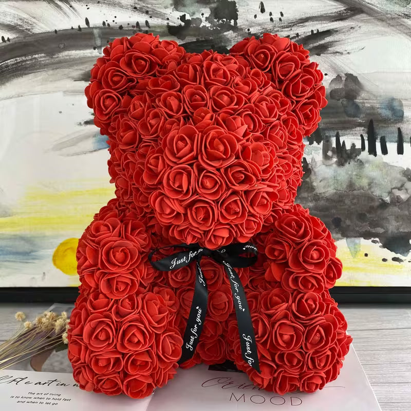 Rose Bears Valentine's Day Foam Bear Gifts For Girlfriend Great Gifts For Birthdays, Weddings, Mother's Day And Anniversaries Creative Rose Teddy Bears