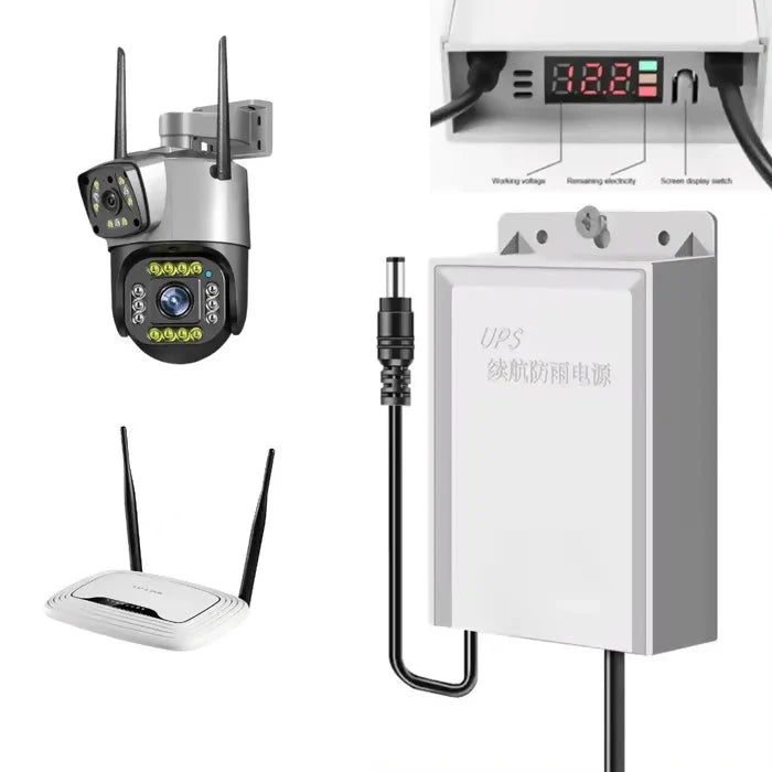 DC - 12V Mini UPS - AlifdukanAyesha Khan types here :)