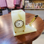 Onyx Marble Pen Holder Clock - AlifdukanAlifdukan types here :)