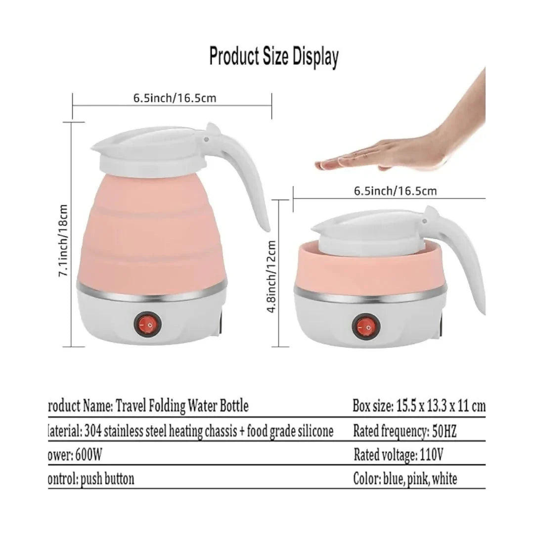 PORTABLE & FOLDABLE ELECTRIC KETTLE - AlifdukanSmart Online Collection types here :)