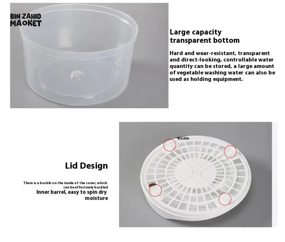 SALAD DRAIN BASKET – MULTIFUNCTIONAL MANUAL VEGETABLE DRYER SALAD SPINNER FOR FRUITS & VEGETABLES KITCHEN HELPER FOR HOME USE