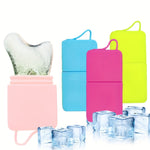 1pc Silicone Ice Beauty Roller - Portable Facial & Eye Cooling Massager for Light Beige Care, Summer Daily Use, No Battery Needed, Fragrance-Free, Ideal for Men & Women, Facial Light Beige Care, Ergonomic Design, Easygrip Handle