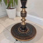 18 inch Handpainted Round wooden table, coffee, bedside, console, corner, dining - AlifdukanPk Trendyhub types here :)