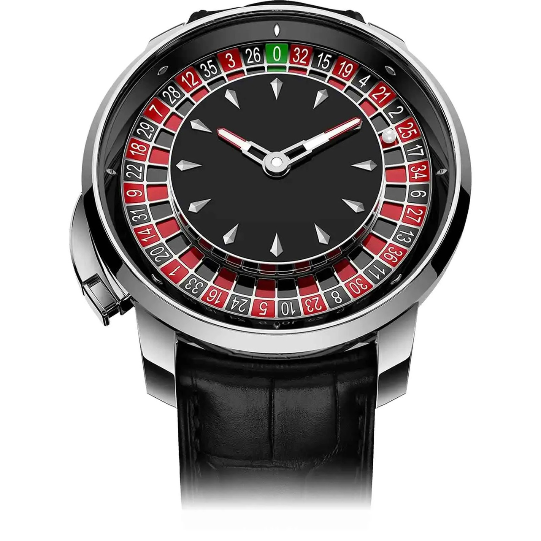 HRY Quartz movement Cso face Leather strap with brand lock Great quailty & finishing Watch For Men Boys Best quality watch