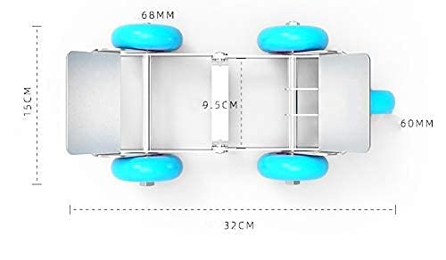 Car Jack Tire Skates, Flexible Emergency Tire Roller, Powerful Boost for Motorcycles, Flat Tire Booster Move Tool with 5 Wheels, Tire Wheel Dolly, Flat Tire Booster.