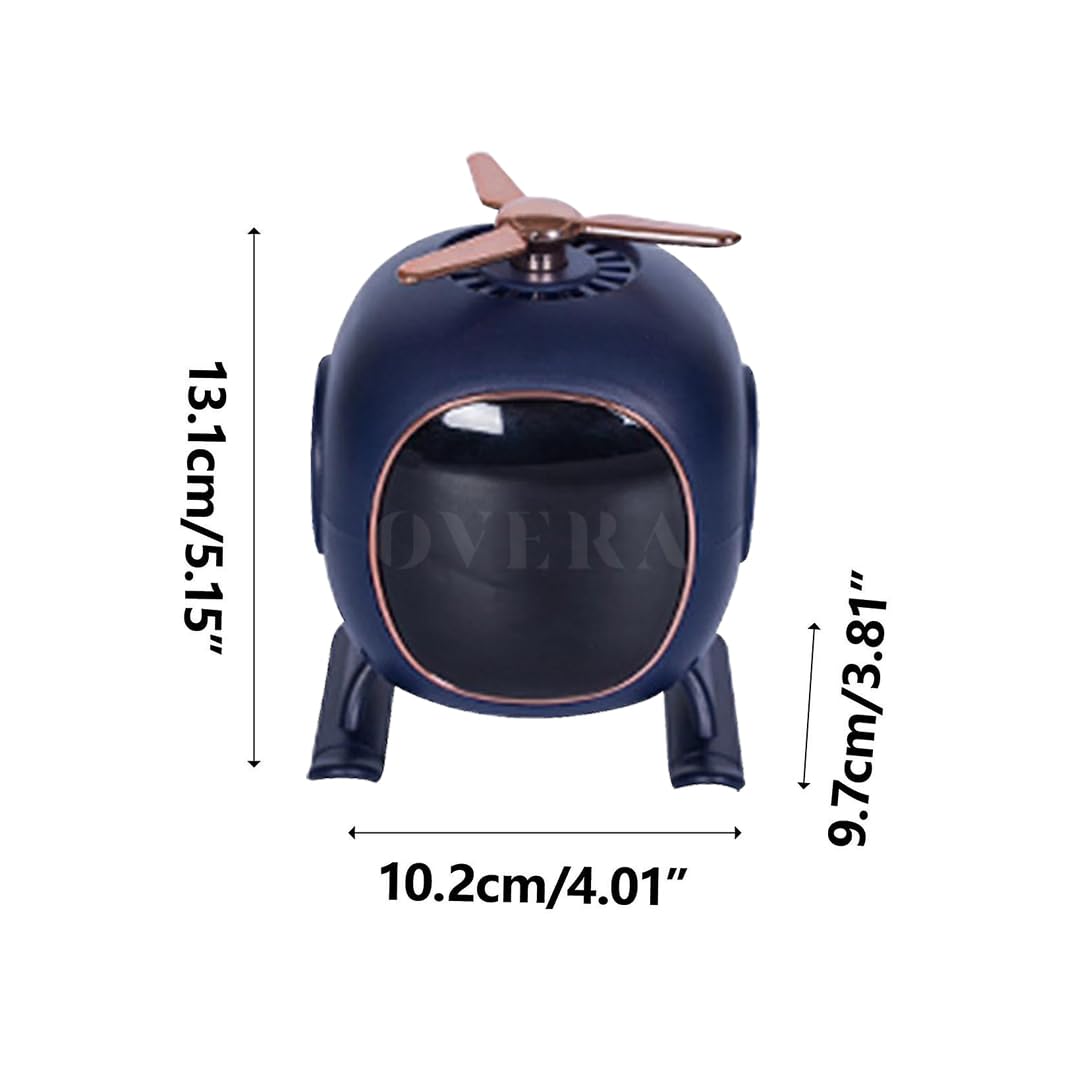 Overa Alarm Clock Radio, Fast Wireless Phone Charger with Bluetooth, Wall Clock Fan Alarm Speaker Sound USB Port, Dual Alarm, Sleep Timer, Snooze, Dimmer (White)