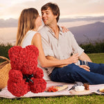 Rose Bears Valentine's Day Foam Bear Gifts For Girlfriend Great Gifts For Birthdays, Weddings, Mother's Day And Anniversaries Creative Rose Teddy Bears