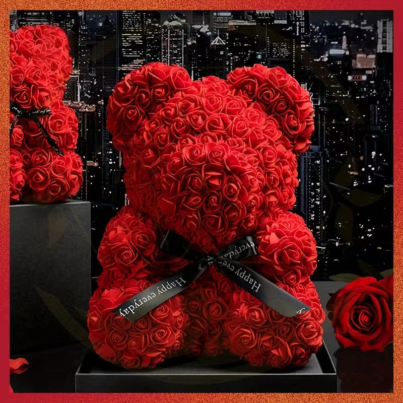 Rose Bears Valentine's Day Foam Bear Gifts For Girlfriend Great Gifts For Birthdays, Weddings, Mother's Day And Anniversaries Creative Rose Teddy Bears