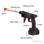 Electric High Pressure Washer Rechargeable Car Wash Gun Cordless Electric Water Gun Foam Machine for Makita 12V/24V/48V Battery