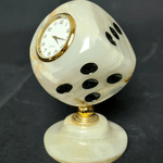 COLLECTOR'S MARBLE TABLE CLOCK - AlifdukanAlifdukan types here :)
