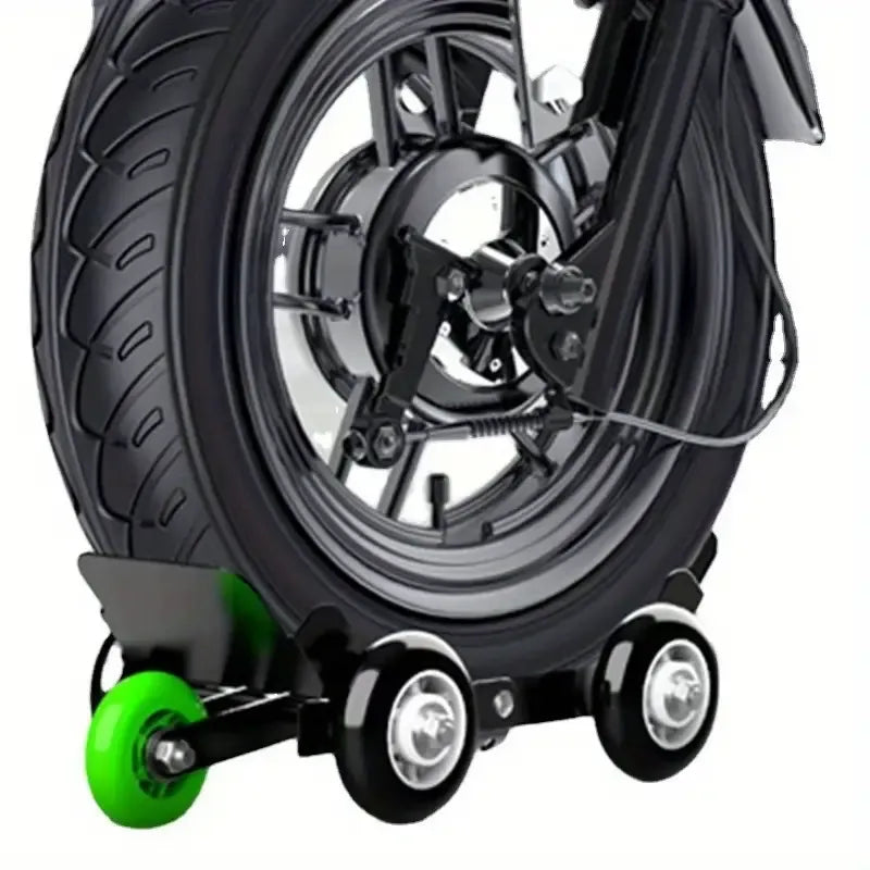 Heavy-Duty Car Tire Wheel Dolly – 5-Wheel Vehicle Mover for Flat Tires & Garage Use