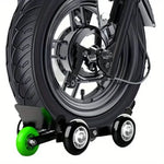 Heavy-Duty Car Tire Wheel Dolly – 5-Wheel Vehicle Mover for Flat Tires & Garage Use