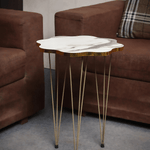 flower white/Black Side table / Coffee Table - AlifdukanMini Supplier types here :)