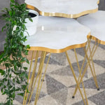 flower white/Black Side table / Coffee Table - AlifdukanMini Supplier types here :)