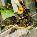 flower white/Black Side table / Coffee Table - AlifdukanMini Supplier types here :)