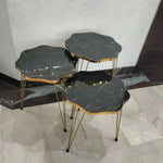 flower white/Black Side table / Coffee Table - AlifdukanMini Supplier types here :)