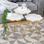 flower white/Black Side table / Coffee Table - AlifdukanMini Supplier types here :)