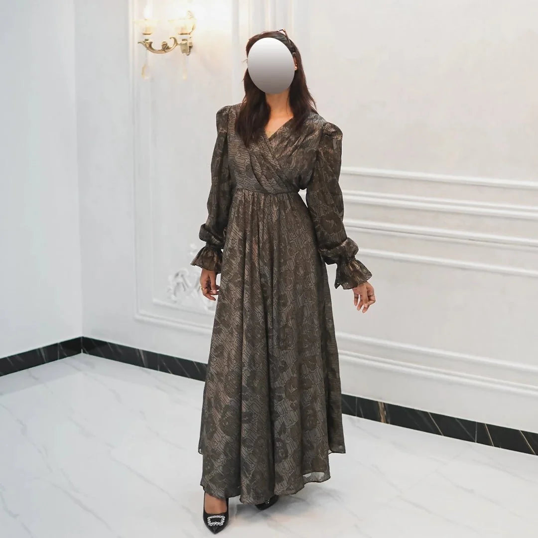 Green Plated Formal wear Frock - AlifdukanZoyera.pk types here :)