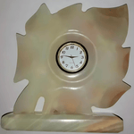 Marble Onyx leaf shape clock - AlifdukanAlifdukan types here :)