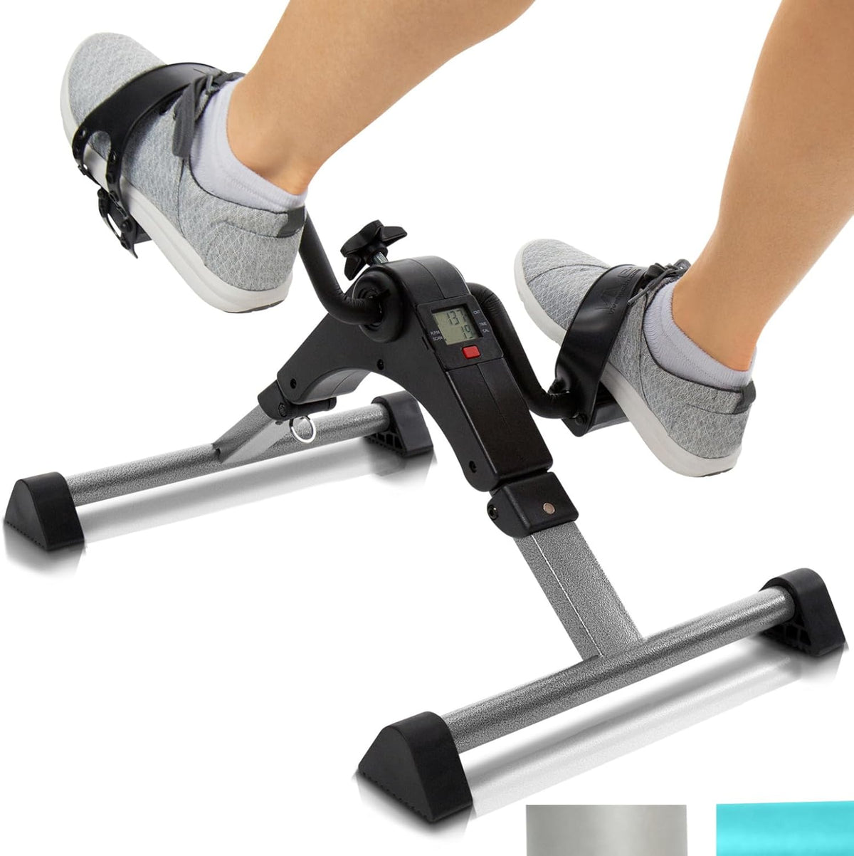 Pedal Exerciser Mini Exercise Bike Arm and Leg Exercise Peddler Machine - AlifdukanAlifdukan types here :)