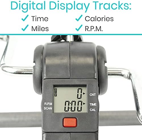 Pedal Exerciser Mini Exercise Bike Arm and Leg Exercise Peddler Machine - AlifdukanAlifdukan types here :)