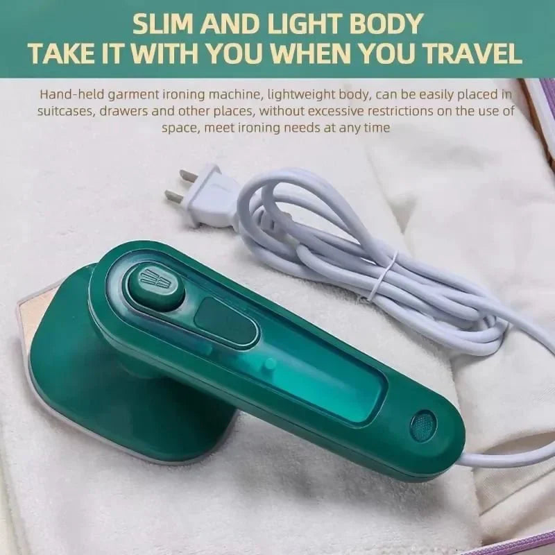 Portable Handheld Steam Iron | Travel - Friendly Garment Steamer | Mini Press for Clothes - AlifdukanSheeza Nisar Ahmad types here :)