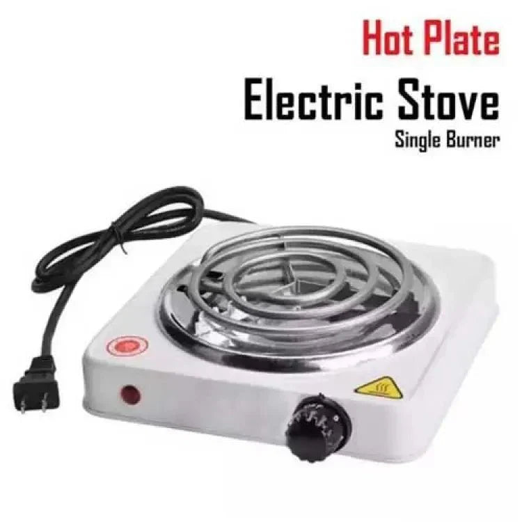 Portable Single Burner Hot Plate Electric Stove - 1000W