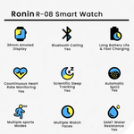 Ronin R - 08 Smart Watch - AlifdukanItechnology types here :)